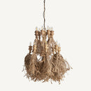 Jute Fringed Chandelier | Vical Home