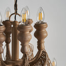 Jute Fringed Chandelier | Vical Home