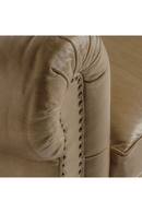 Brown Leather 3-Seater Chesterfield Sofa | Vical Home Elkins | Oroatrade.com
