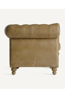 Brown Leather 4-Seater Chesterfield Sofa | Vical Home Elkins | Oroatrade.com