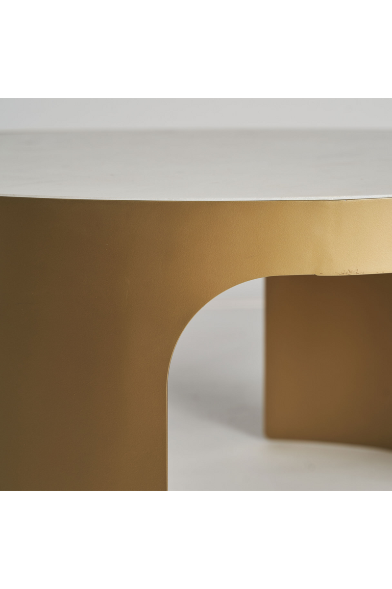 Round Gold Coffee Table | Vical Home Dijon | Oroatrade.com