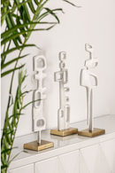 White Aluminum Decor Figure (2) | Vical Home Hubble | Oroatrade.com