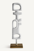 White Modern Abstract Decor (2) | Vical Home Hubble | Oroatrade.com