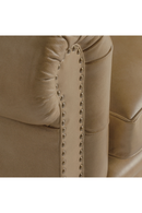 Brown Leather Tufted Armchair | Vical Home Elkins  | Oroatrade.com