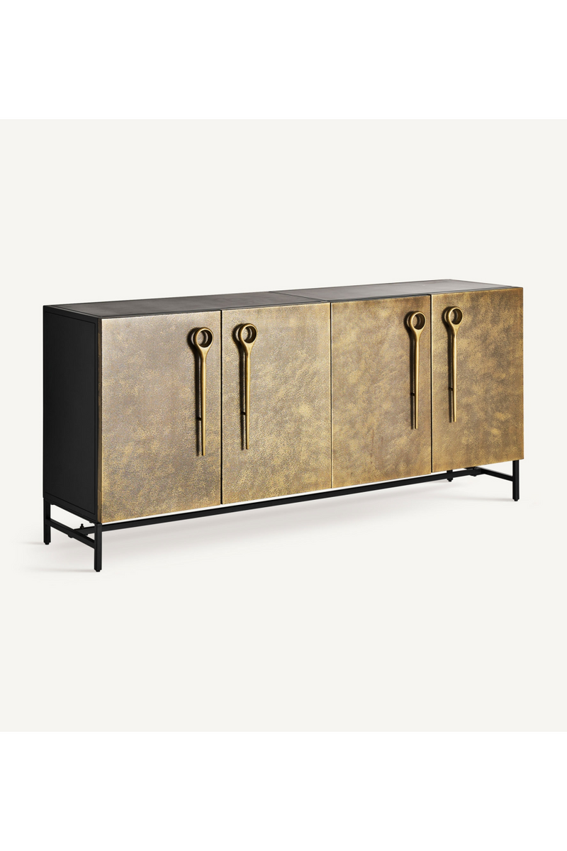 Antique Gold 4-Door Sideboard | Vical Home Bouloire | Oroatrade.com