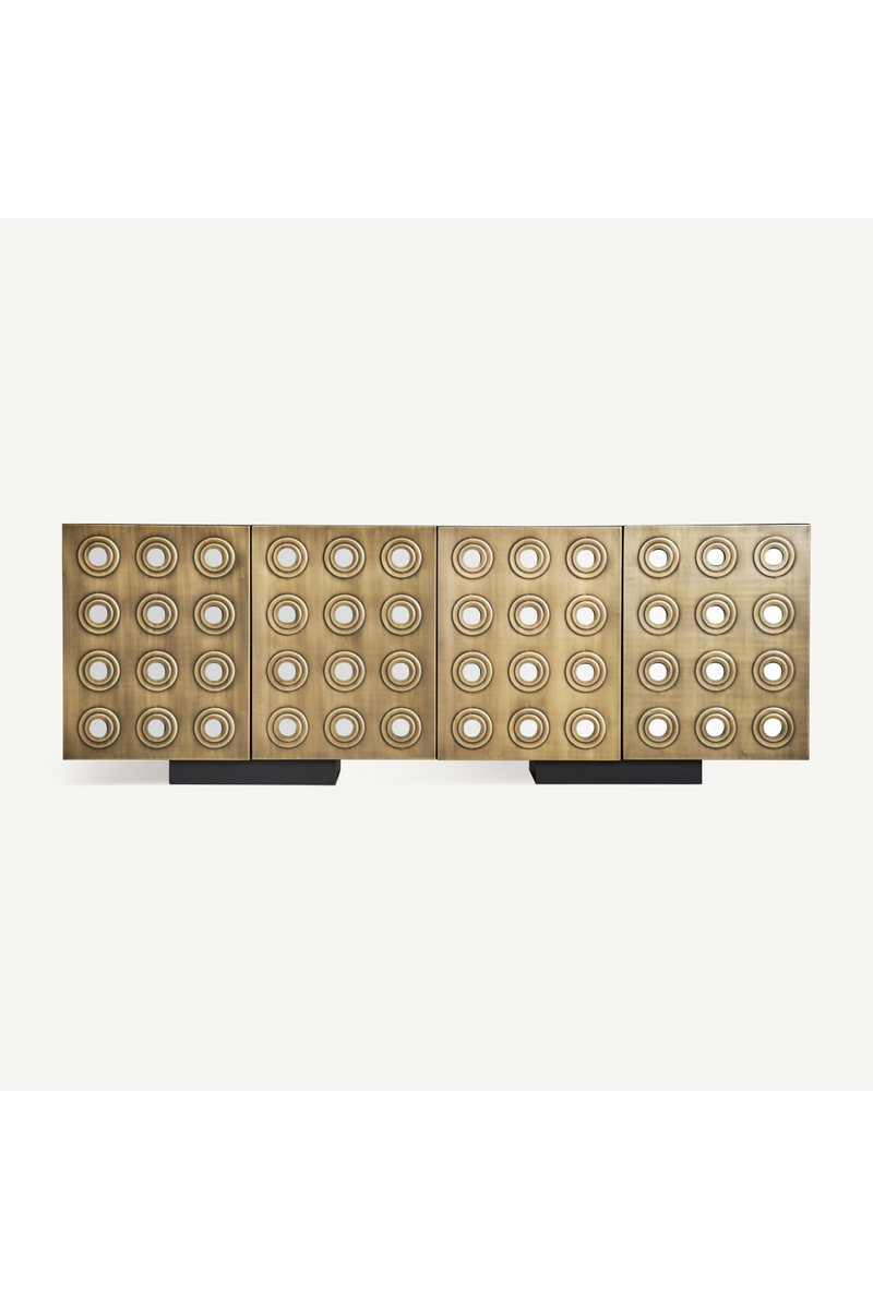 Gold Round Embellished Sideboard | Vical Home Jeding | Oroatrade.com