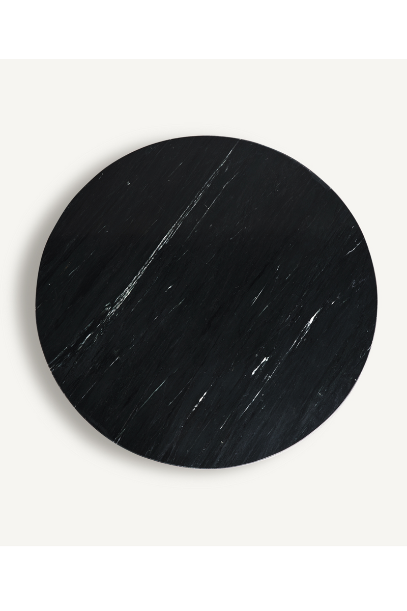 Round Black Marble Coffee Table | Vical Home Zerbst | Oroatrade.com