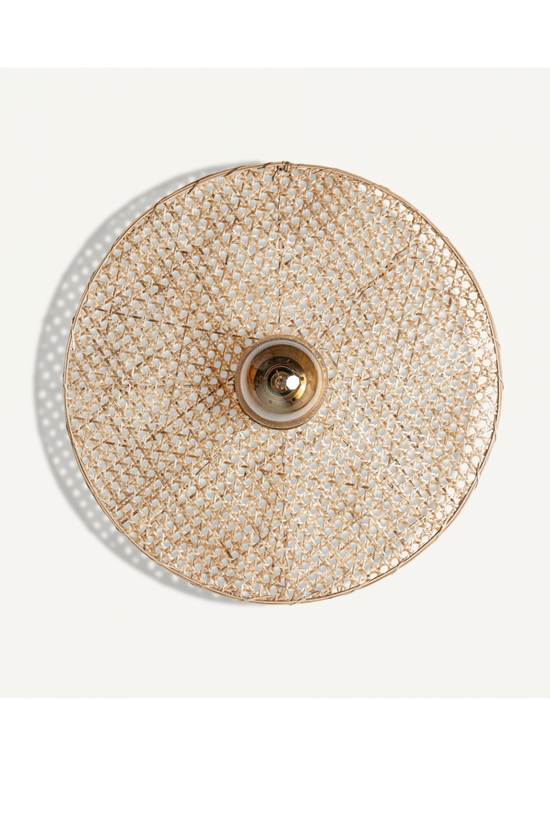 Rattan Round Wall Lamp | Vical Home Macey | Oroatrade.com