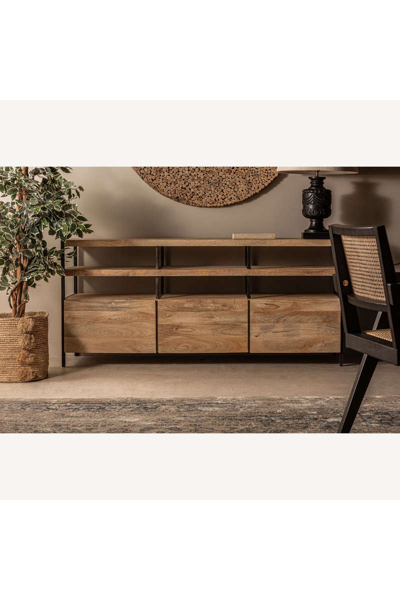 Wooden Industrial Style Sideboard | Vical Home Celle | Oroatrade.com