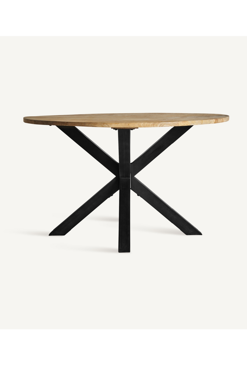 Mango Wood Round Dining Table | Vical Home Viborg | Oroatrade.com