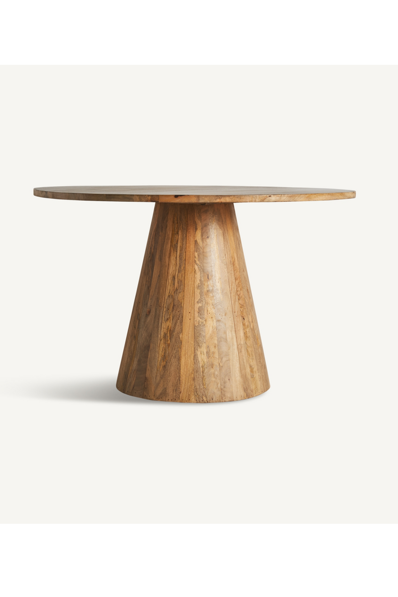 Natural Mango Round Dining Table | Vical Home Mersch | Oroatrade.com