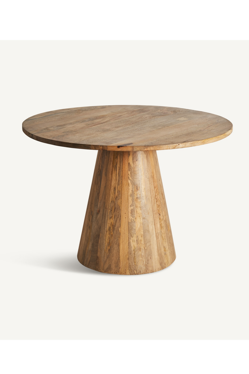 Natural Mango Round Dining Table | Vical Home Mersch | Oroatrade.com