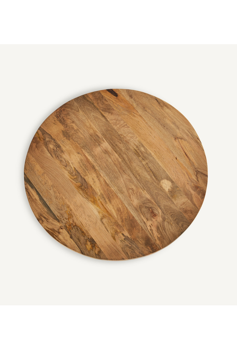 Natural Mango Round Dining Table | Vical Home Mersch | Oroatrade.com