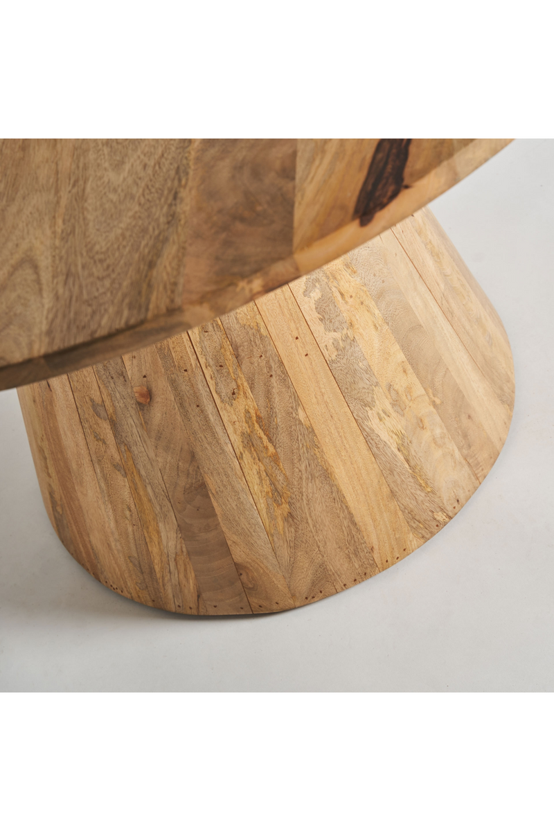 Natural Mango Round Dining Table | Vical Home Mersch | Oroatrade.com