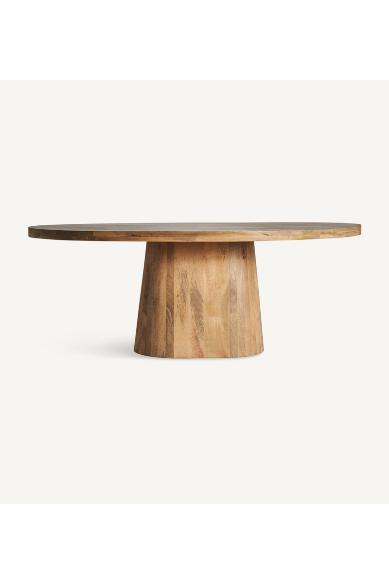 Mango Wood Oval Dining Table | Vical Home Mersch | Oroatrade.com