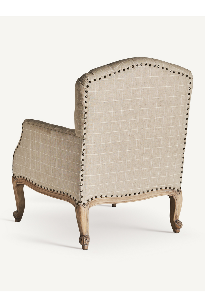 Beige Tufted Armchair | Vical Home Morbier | Oroatrade.com