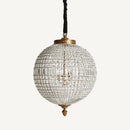Crystal Beads Round Pendant Lamp | Vical Home Pluwig