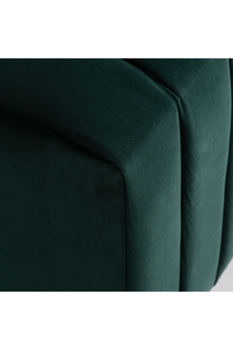 Velvet Channeled Ottoman | Vical Home Marsa | Oroatrade.com