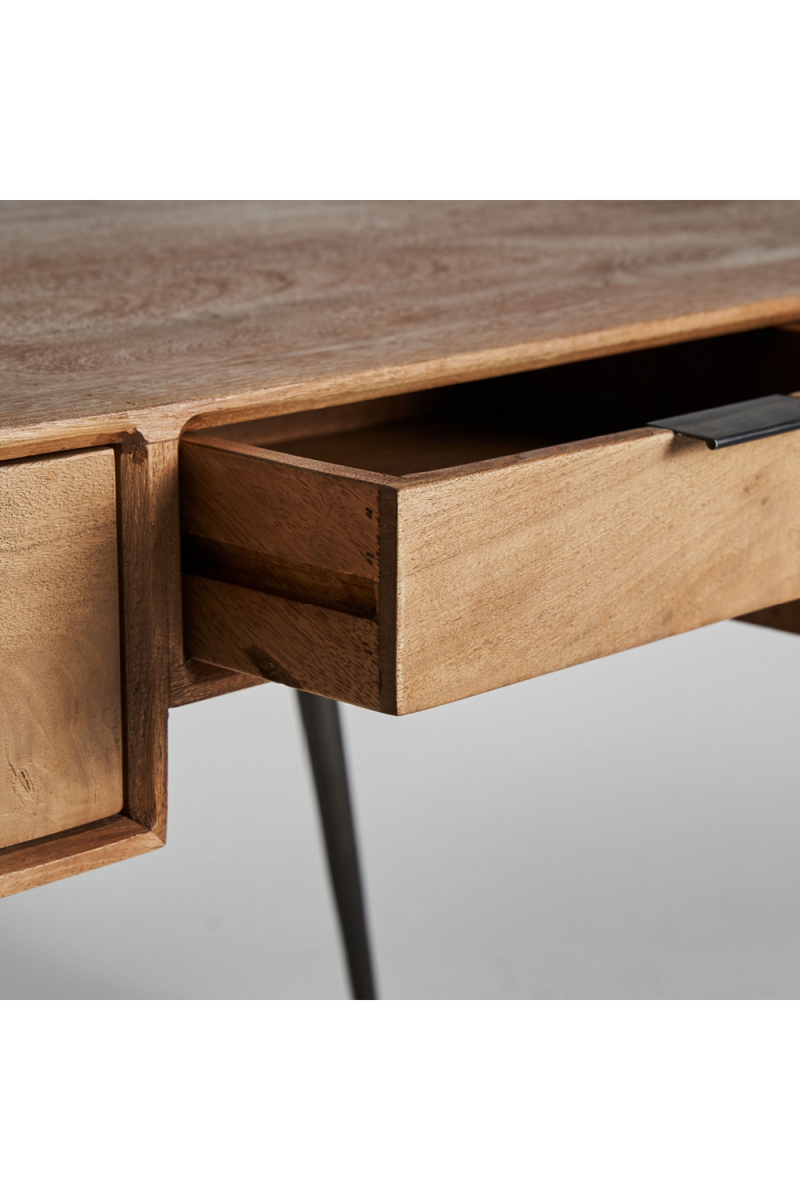 Mango Wood 3-Drawer Desk | Vical Home Sered | Oroatrade.com