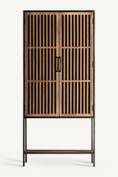 Slatted Mango Wood Cabinet | Vical Home Gaffney | Oroatrade.com