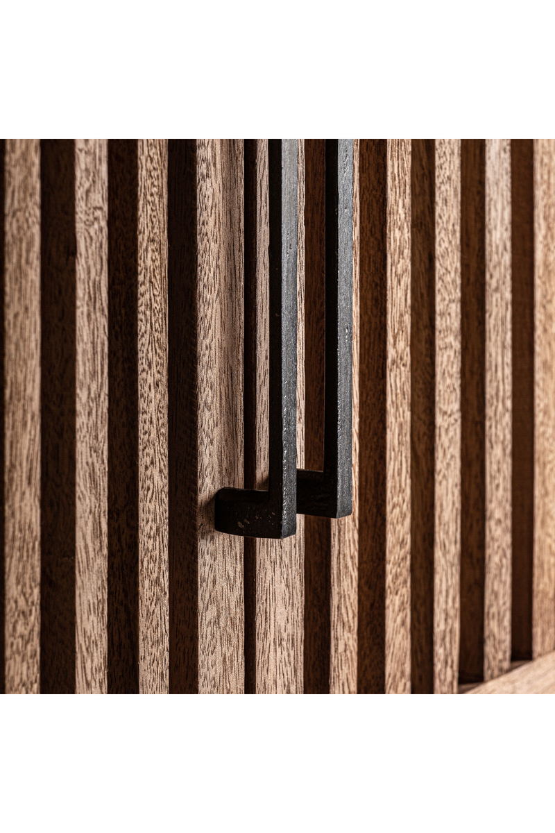 Slatted Mango Wood Cabinet | Vical Home Gaffney | Oroatrade.com