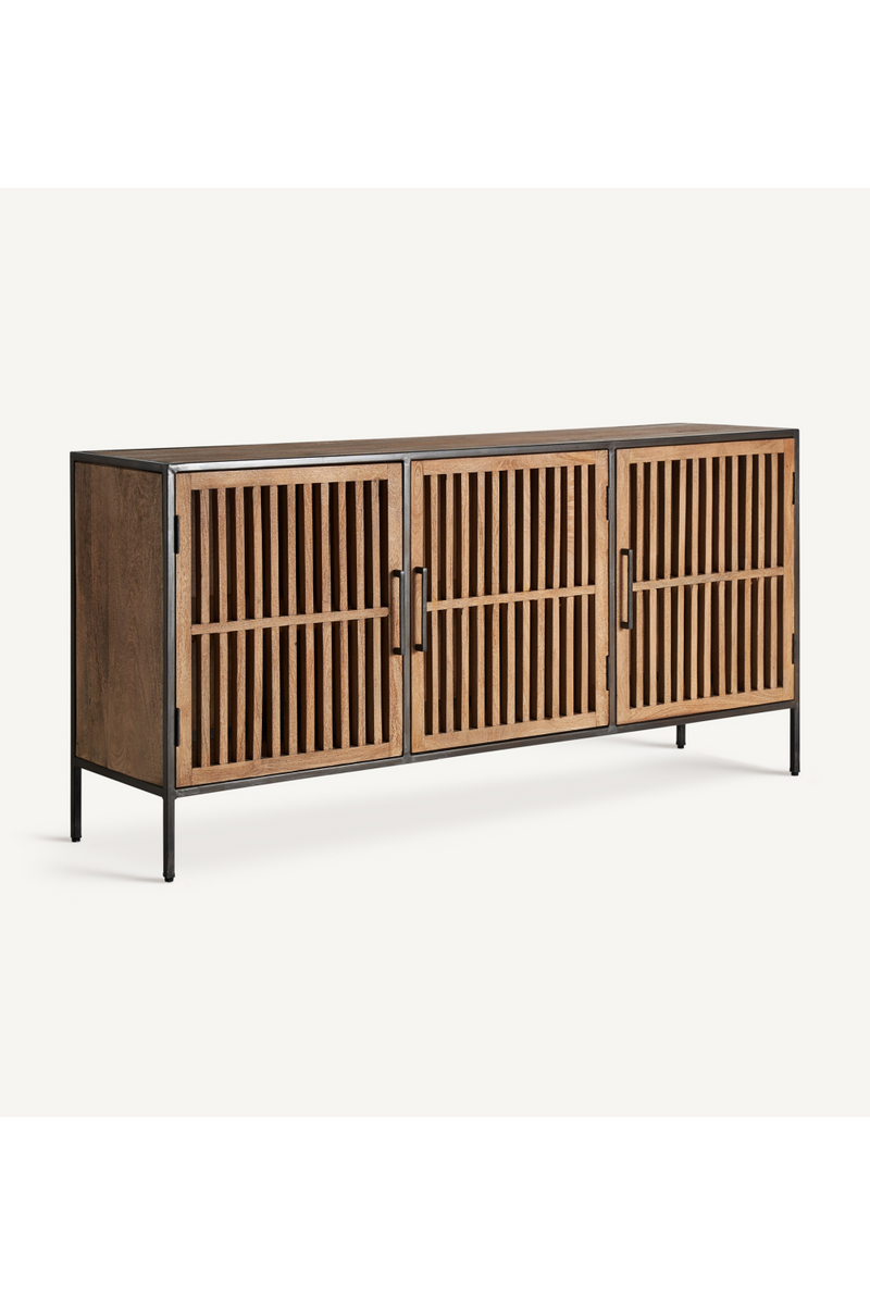 Mango Wood Slatted Sideboard | Vical Home Gaffney | Oroatrade.com