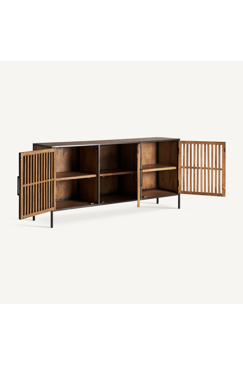 Mango Wood Slatted Sideboard | Vical Home Gaffney | Oroatrade.com