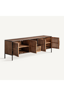 4-Door Mango Wood Media Unit | Vical Home Gaffney | Oroatrade.com