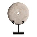 Cream Marble Round Decorative Figure | Vical Home