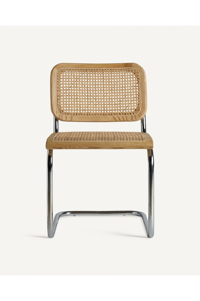 Rattan Cane Cantilevered Dining Chair | Vical Home Sins | Oroatrade.com