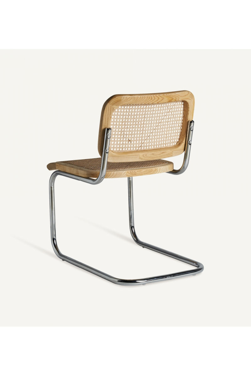 Rattan Cane Cantilevered Dining Chair | Vical Home Sins | Oroatrade.com