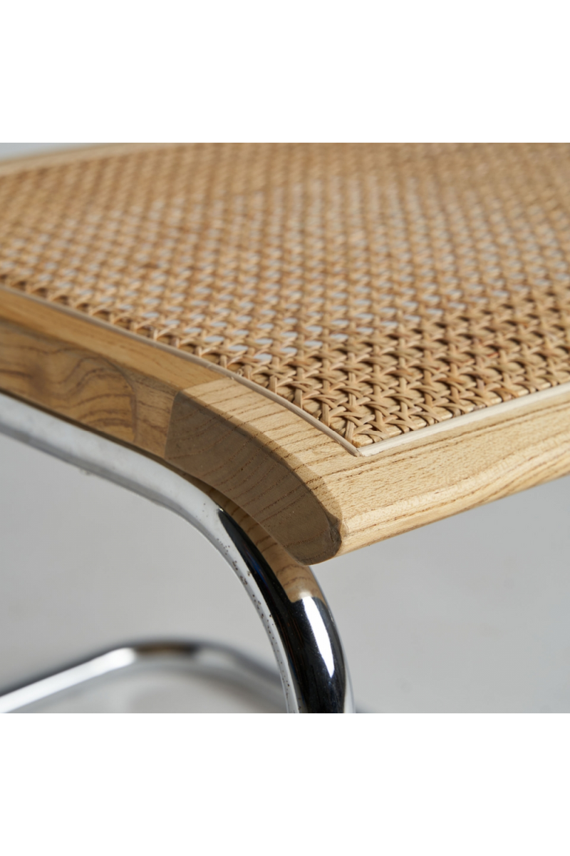 Rattan Cane Cantilevered Dining Chair | Vical Home Sins | Oroatrade.com