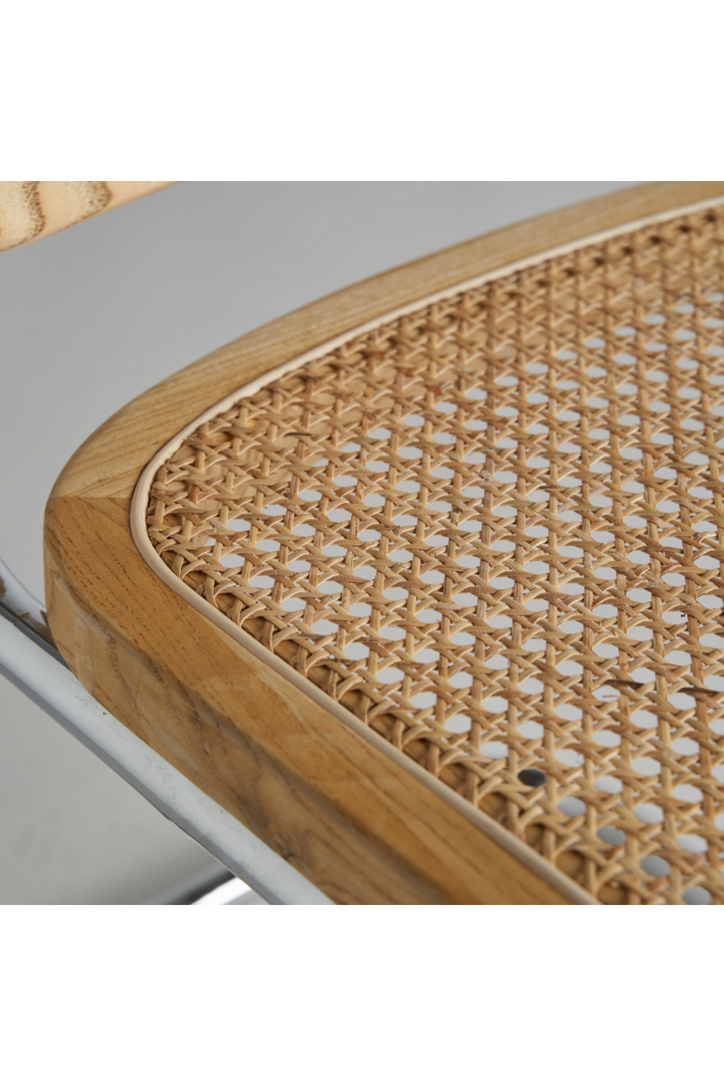 Rattan Cane Cantilevered Dining Chair | Vical Home Sins | Oroatrade.com