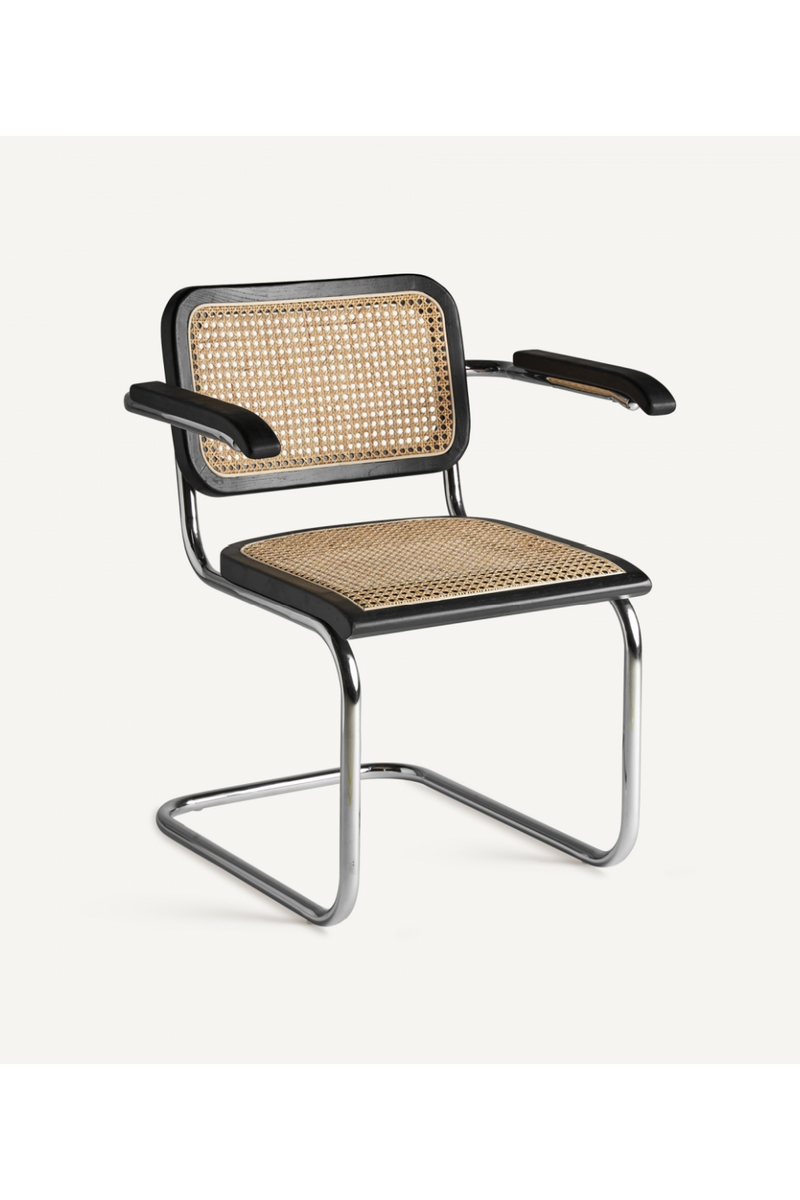 Rattan Cane Cantilevered Armchair | Vical Home Sins | Oroatrade.com