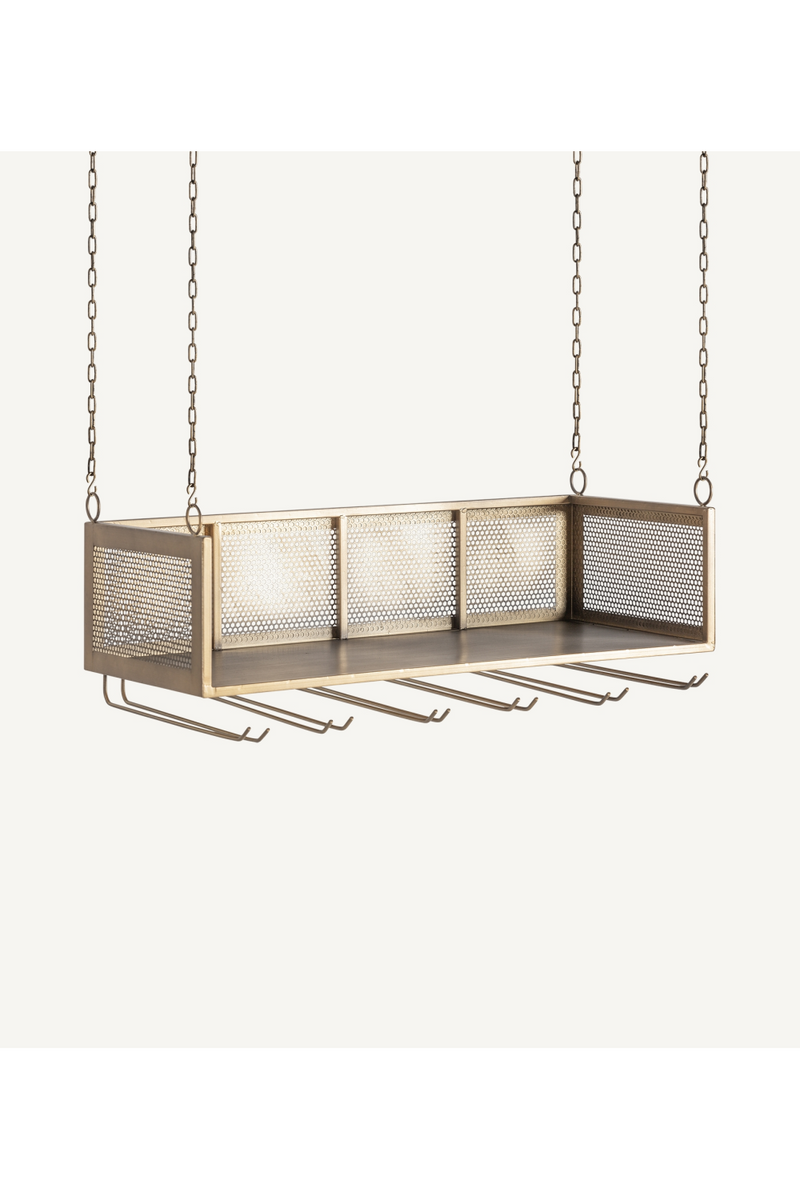 Iron Hanging Bar Wine Rack | Vical Home Bretten | Oroatrade.com