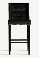 Black Velvet Barstools (2) | Vical Home Dachwig | Oroatrade.com