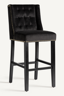 Black Velvet Barstools (2) | Vical Home Dachwig | Oroatrade.com