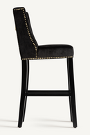 Black Velvet Barstools (2) | Vical Home Dachwig | Oroatrade.com