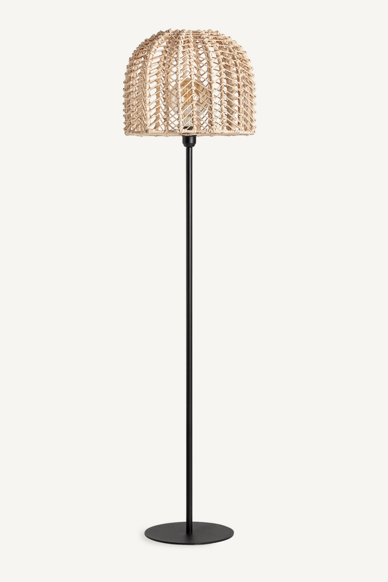 Rattan Nordic Floor Lamp | Vical Home Plisse | Oroatrade.com