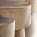 Hospitality furniture - Brown Suar Wood Side Table - www.oroatrade.com