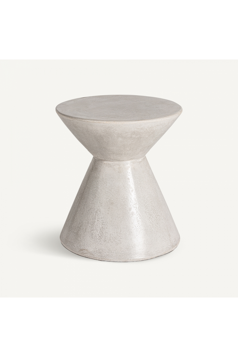 Cement Cone-Shaped Side Table | Vical Home Telfs | Oroatrade.com