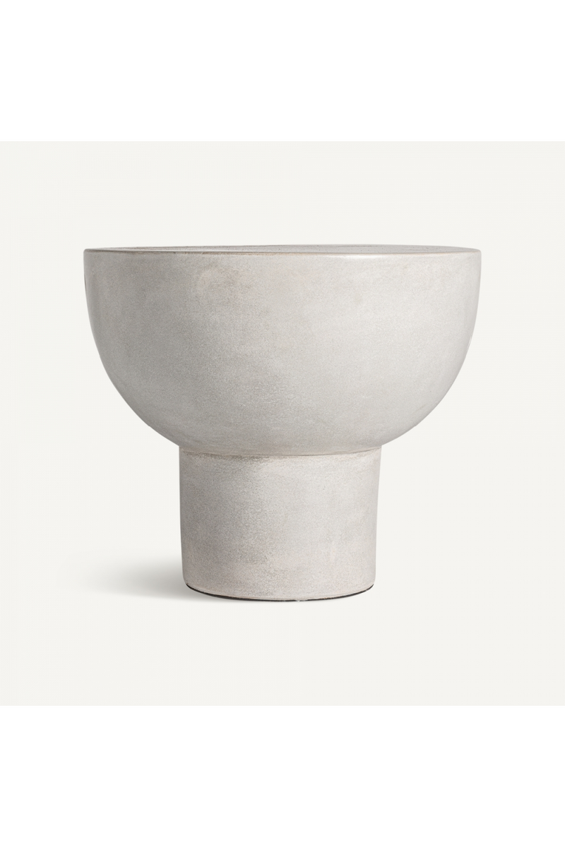 Cement Bowl-Shaped Side Table | Vical Home Telfs | Oroatrade.com