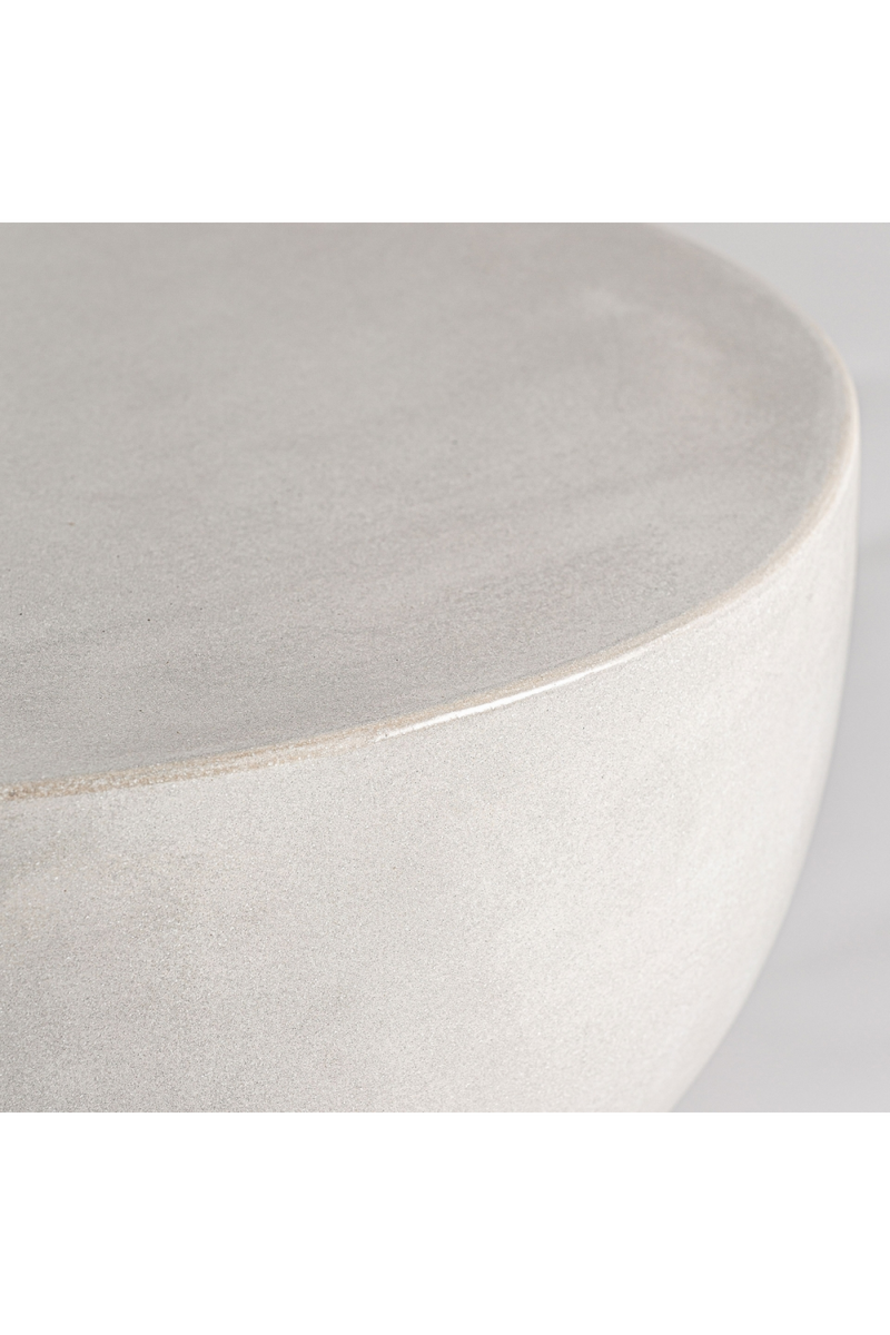 Cement Bowl-Shaped Side Table | Vical Home Telfs | Oroatrade.com