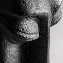 Black Cement Head Sculpture | Vical Home Khalid