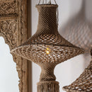 Brown Cotton Pendant Lamp | Vical Home Bera