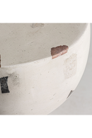 White Terrazzo Side Table | Vical Home Massa | Oroatrade.com