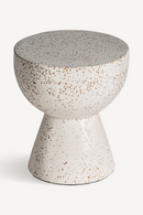 Speckled White Terrazzo Side Table | Vical Home Albenga