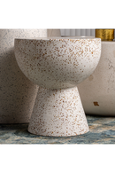 Speckled White Terrazzo Side Table | Vical Home Albenga | Oroatrade.com