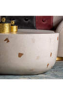 Solid White Terrazzo Coffee Table | Vical Home Massa | Oroatrade.com