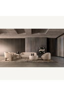 White Terrazzo Cylindrical Side Table | Vical Home Albenga | Oroatrade.com